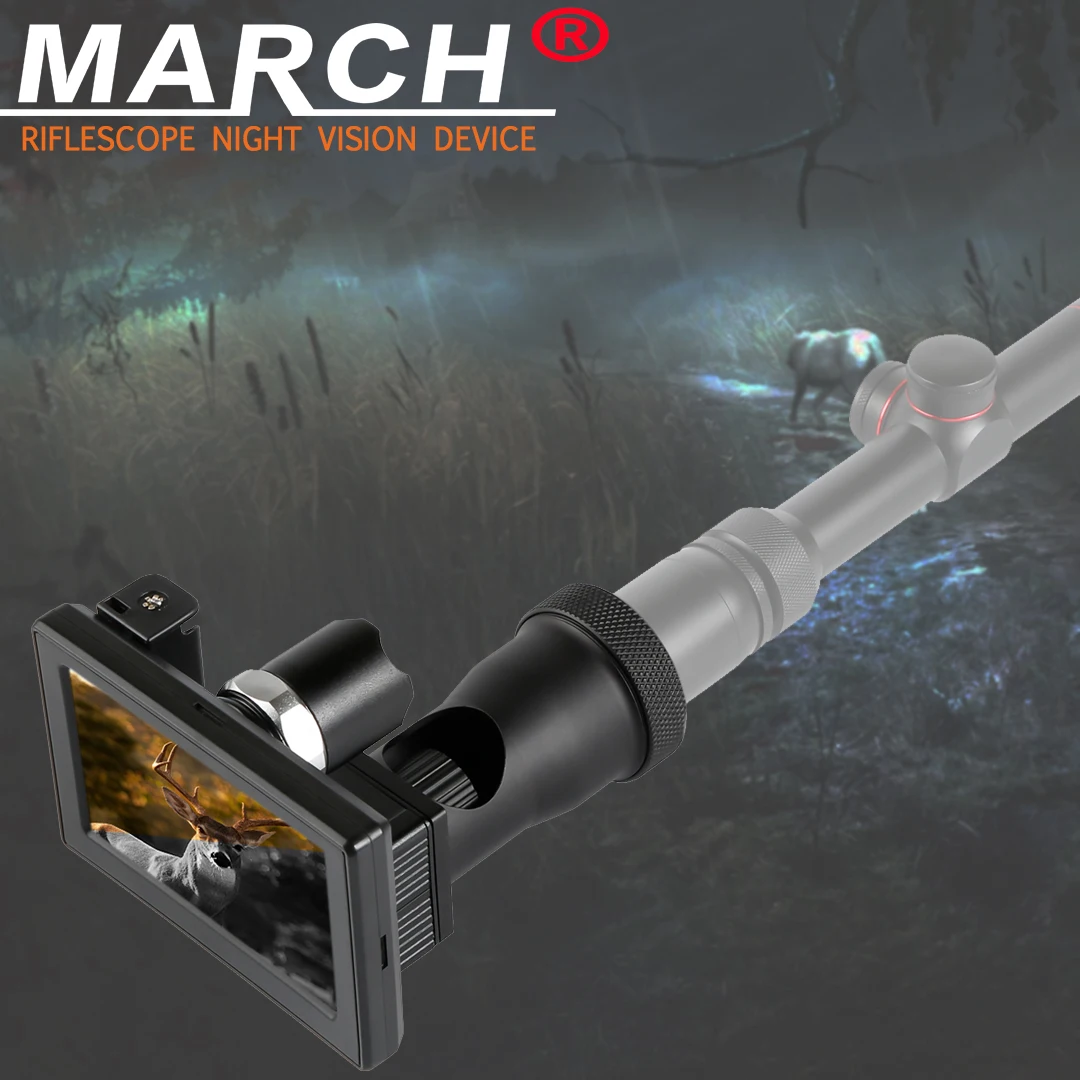 March ИК Ночное Видение прицел видеокамеры 6X зум 1080P охотничий оптический для охоты