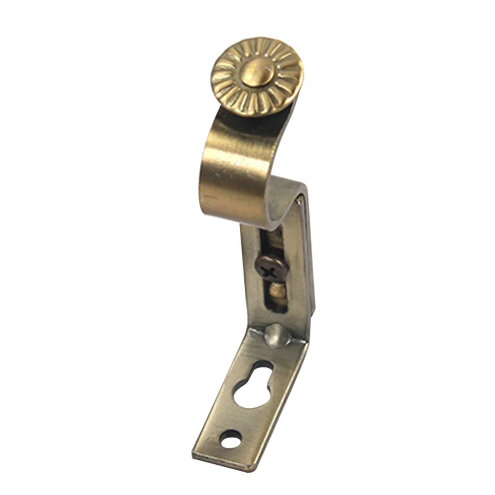 Green Bronze Подоконник легко установить домашний карниз для штор Современная фиксированная поддержка Железный Декоративный Держатель Прочный практичный с винтами - Цвет: Green Bronze