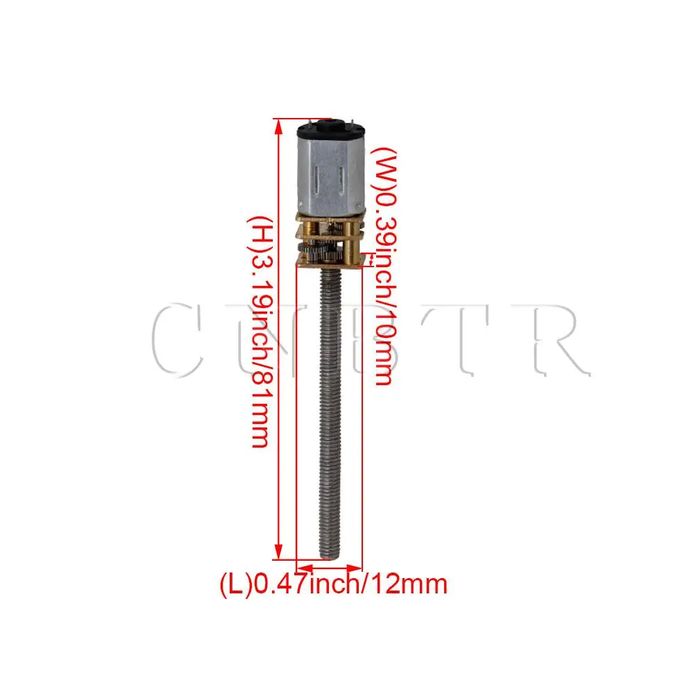CNBTR M455-N20 DC 12В 60rpm микро металлический редуктор Мотор коробки передач |