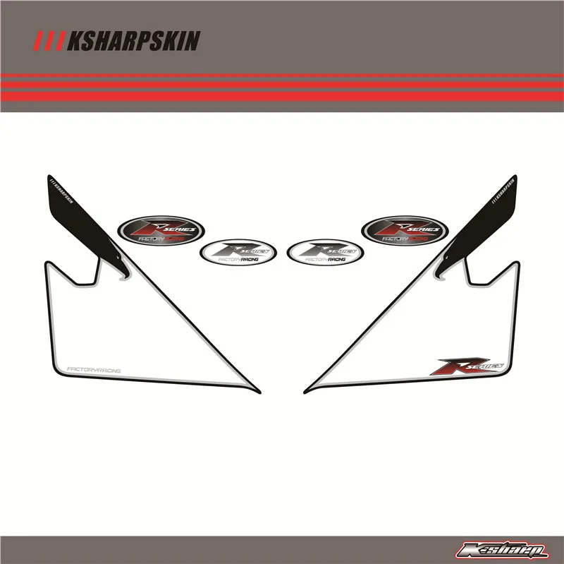 

Front Fairing Motor Number Board 3D Gel Protector for YAMAHA R1 2002-2003