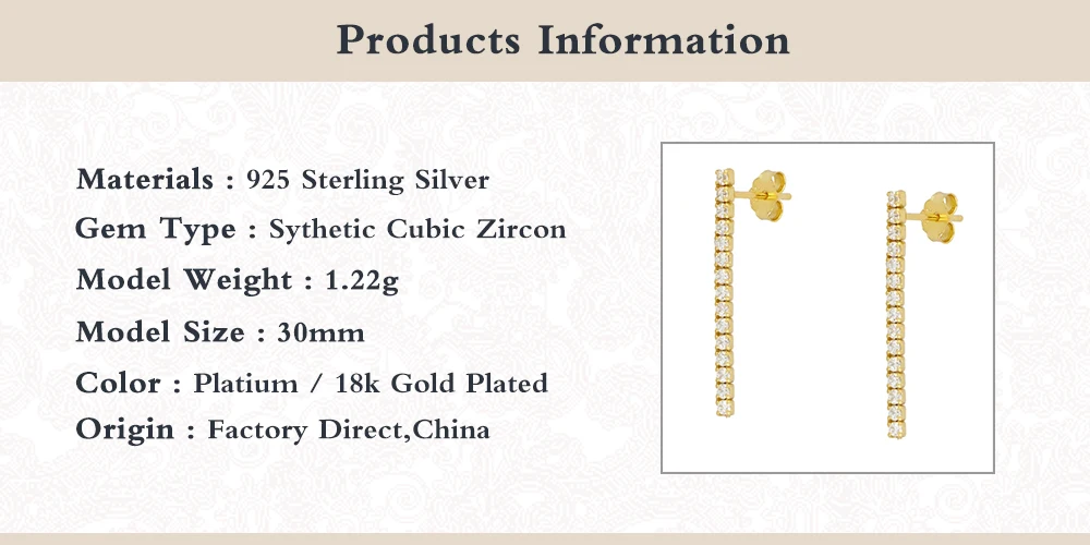 

Boako S925 Sterling Silver Tassel Earrings Woman Bling Glitter Zircon Stud Earring For Birthday Anniversary Gift Fine Jewerly