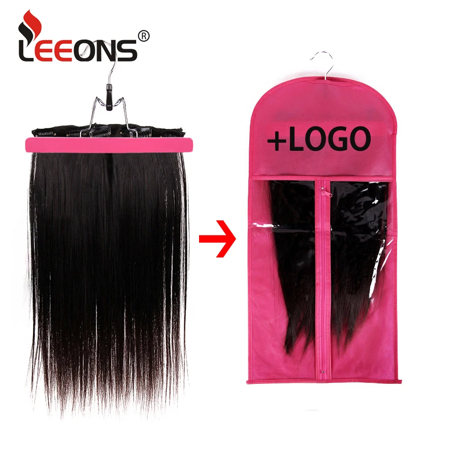 

Hair Extensions Bag With Wig Holder Hanger Bag Wig Storage Bag Dust-Proof Protection Waterproof Wig Bag Can Be Customized Logo