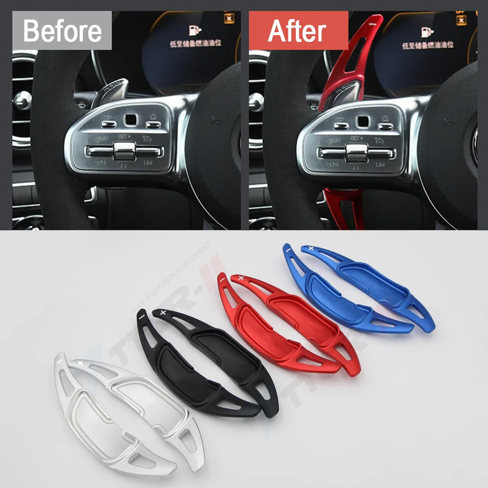 Лопастное переключение для Mercedes-Benz класса A AMG A35 A45 C63 C43 SL63 CLA45 G63 GLS63 E63 CLS53 GLC43 2019 2020