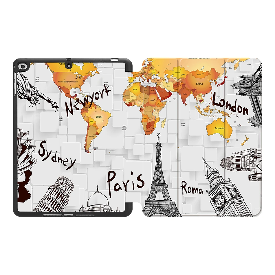 MTT для iPad чехол, защитный чехол для apple iPad Air 1 Air 2, новинка 9,7 дюймов, Мягкий ТПУ+ из искусственной кожи, флип, умный чехол для планшета - Цвет: IPBC06