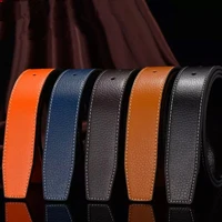 new luxury brand h belts for men high quality buckle male strap genuine leather waistband ceinture hommeno buckle 3 8cm belt