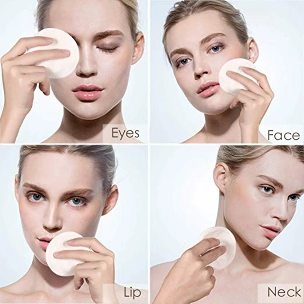 

16pcs Reusable Bamboo Cotton Pads Makeup Remover Wipes Soft Washable Cleansing Towel Washable Skin Care Beauty Tool