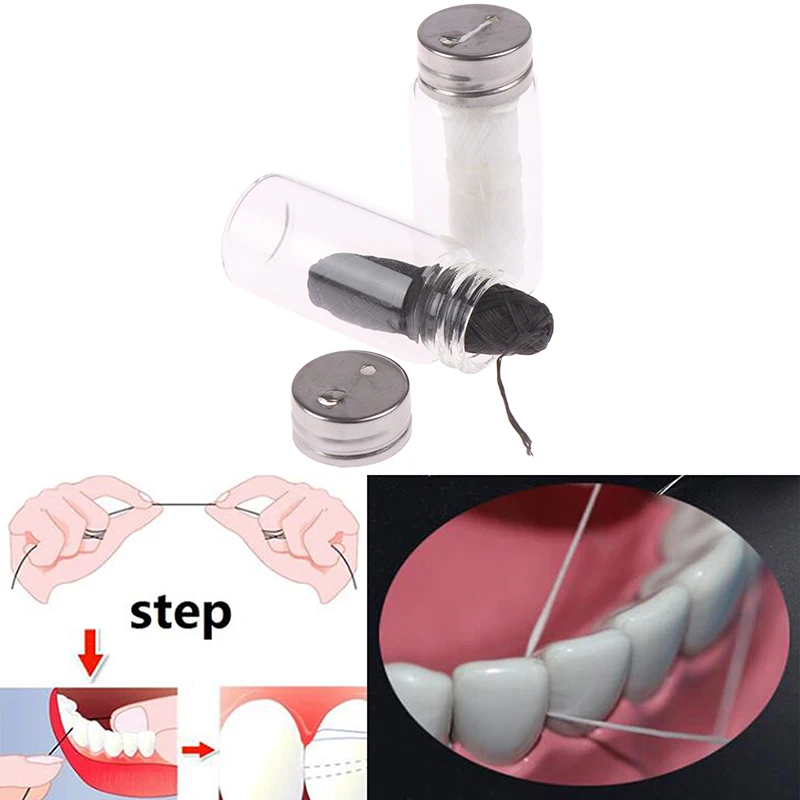 

30M Oral Hygiene Toothpick Teeth Flosser Eco-Friendly Dental Flosser Teeth Cleaning Wax Bamboo Dental Floss Spool