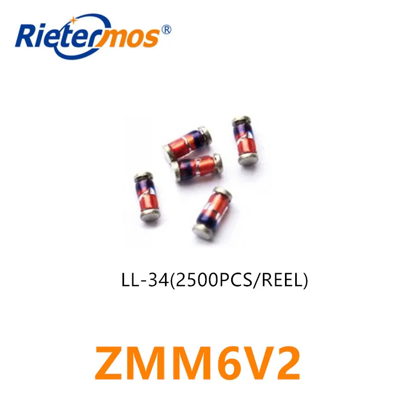 2500 шт. ZMM6V2 LL34 1206 6 2 в 0 5 Вт SMD|smd 0.5w|smd 1206smd 5w |