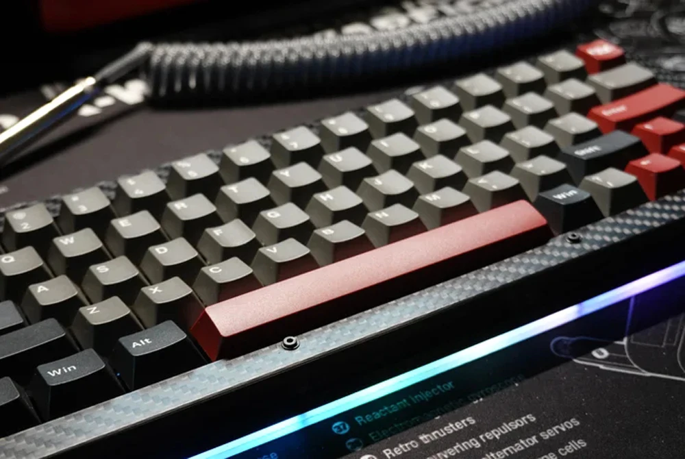 Колпачки для ключей Ducky Filco Leopold толщина 1 5 мм профиль вишневого цвета PBT Dolch 61 64 68 84