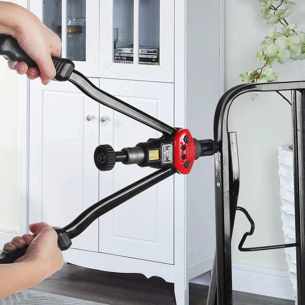

New Easy Automatic Rivet Tool Set Manual Riveting Tool Pull Cap Heavy Duty Hand Riveter NE