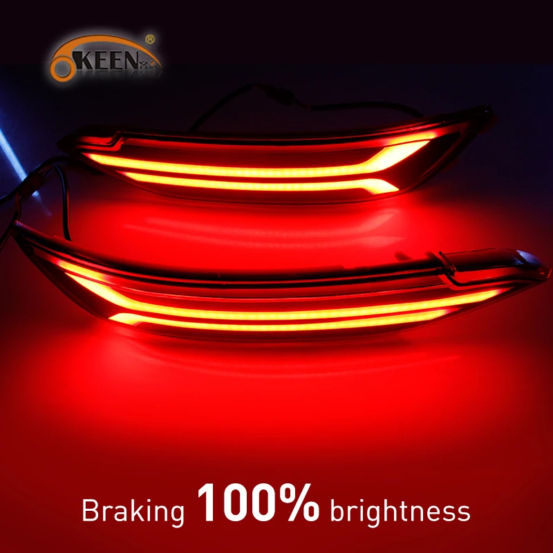 OKEEN 2x автомобиль светодиодный задний бампер отражатель светильник для Hyundai Tucson 2014