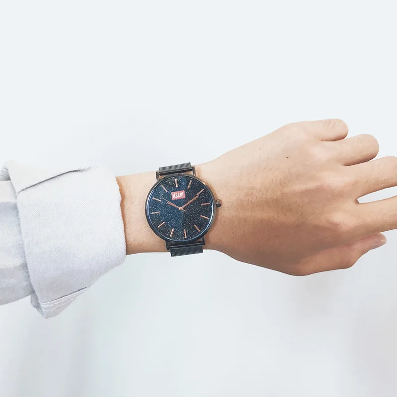 

2021 Men Watch Fashion Big Dail Crystal Stainless Steel Losida Quartz Wristwatch Clock Black Outdoor Sport Automatic Reloj Mujer