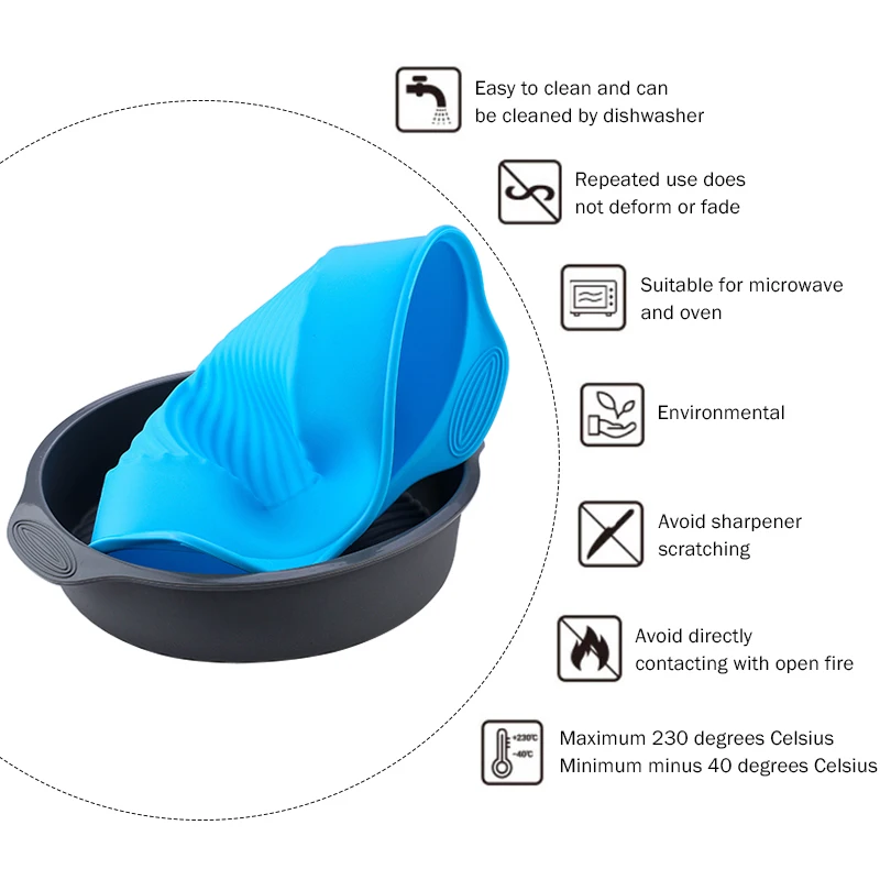 Силиконовые Круглые антипригарные формы для выпечки тортов 3D инструменты