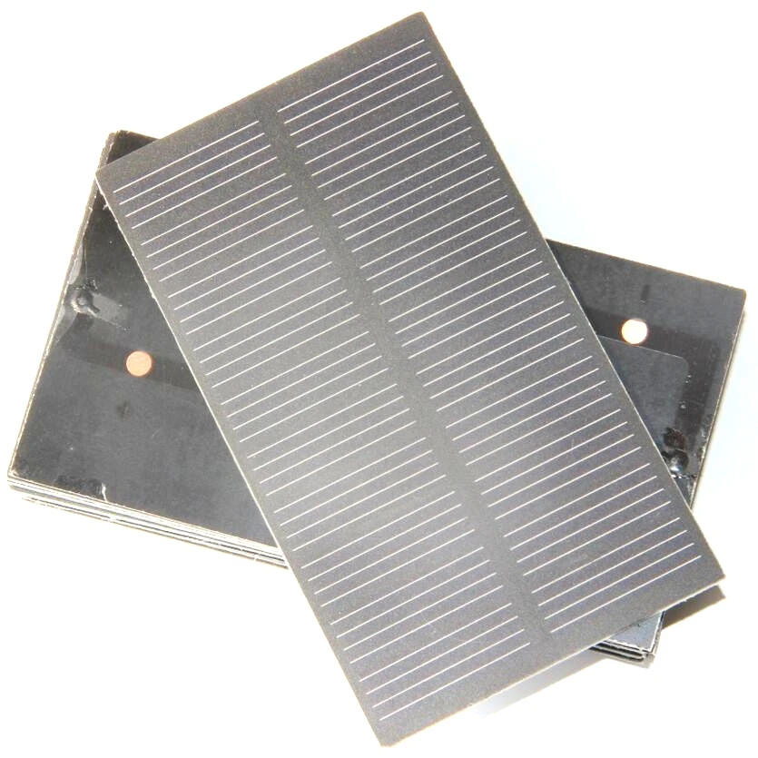 Высокая quatuly 1W 5V 200MA солнечных батарей ПЭТ монокристаллические Панели солнечные модуль DIY солнечной Зарядное устройство 107*61 мм