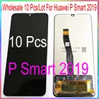 Оптовая продажа, 10 шт.лот, для Huawei P Smart 2019, ЖК-дисплей, enjoy 9S, сенсорный экран с рамкой в сборе