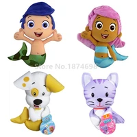 new bubble guppies plush toy molly gil bubble puppy dog bubble kitty set cute kids stuffed animals toys dolls for children gifts