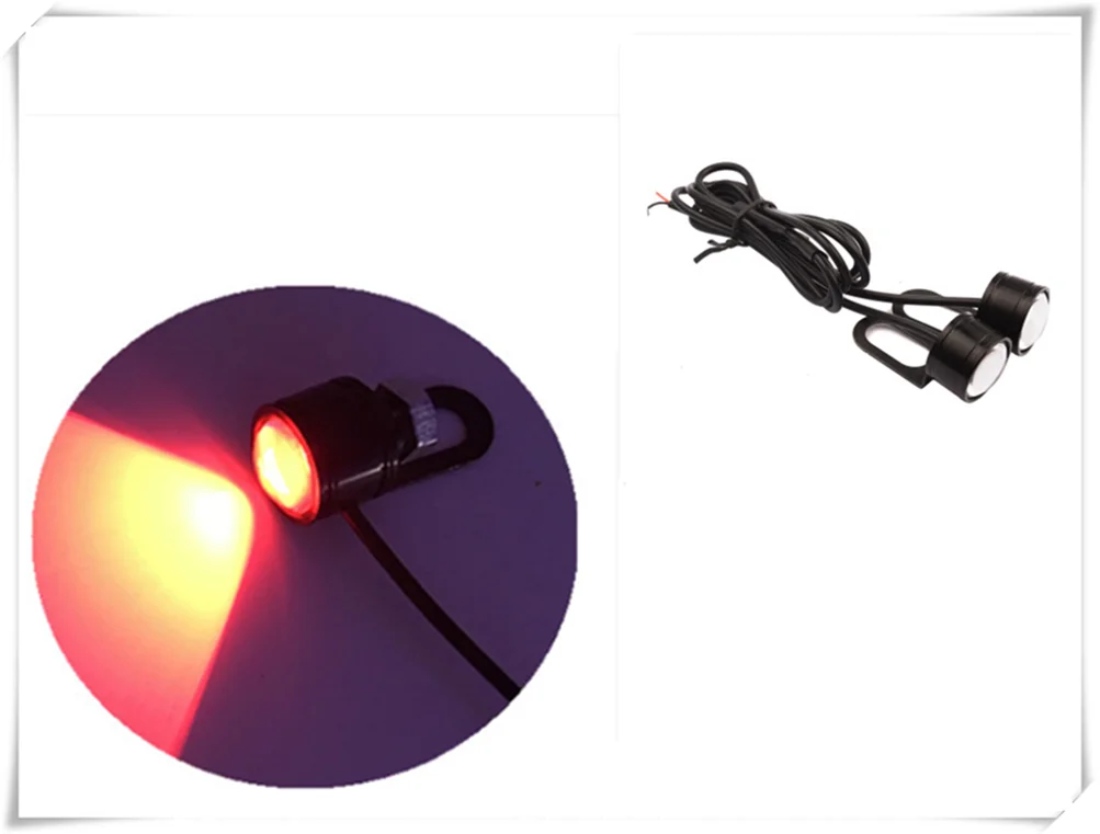 Светодиодные дневные ходовые огни для мотоцикла зеркала заднего вида 2 шт. 12 В YAMAHA