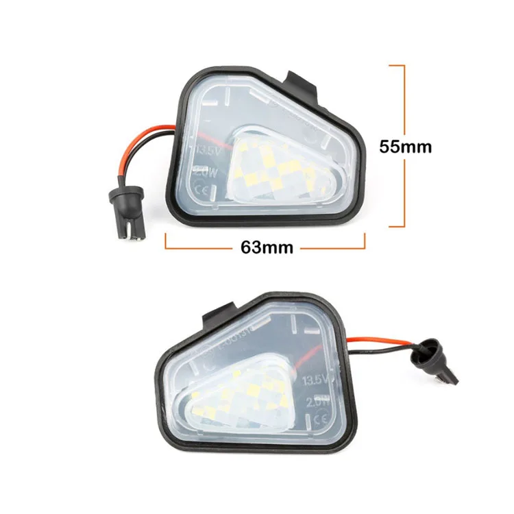 2 шт. светодиодный автомобиль боковое зеркало Puddle светильник для Volkswagen VW CC 2012 2013