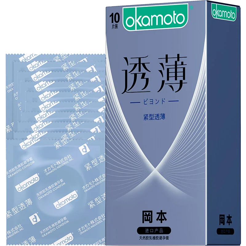 Оригинальный Okamoto супер тонкий пригодный презерватив интимной Товары