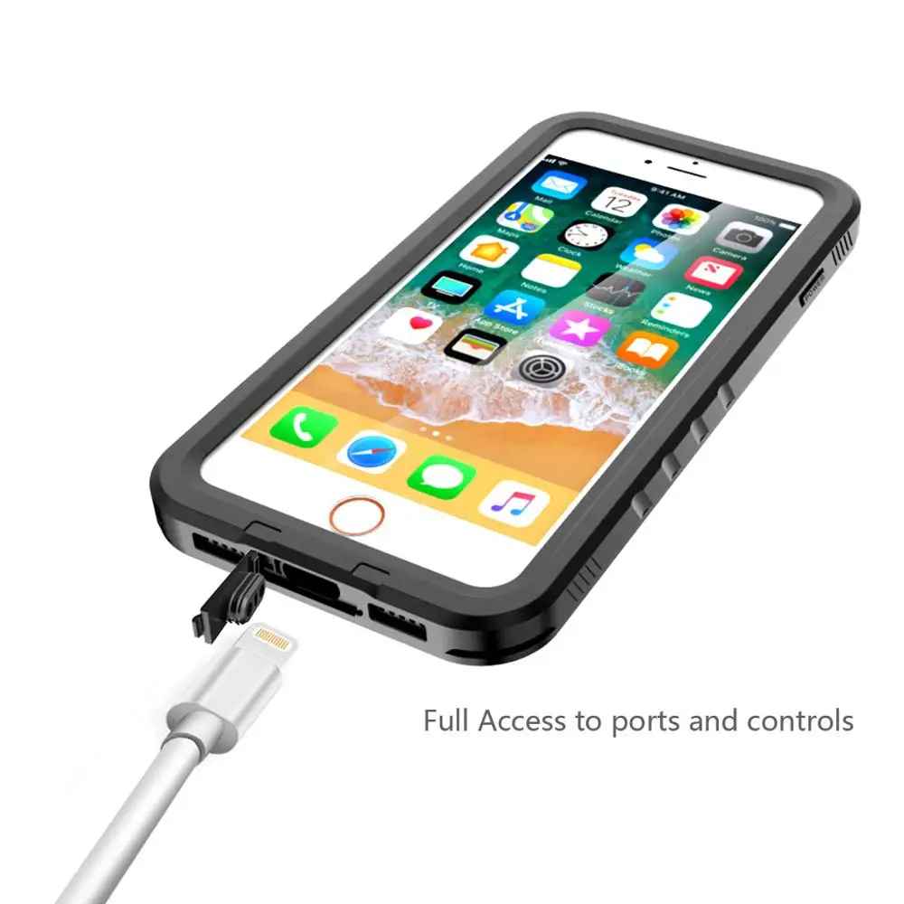 Водонепроницаемый чехол для iPhone X XS Max XR 8 7 6 плавания дайвинга водонепроницаемый с