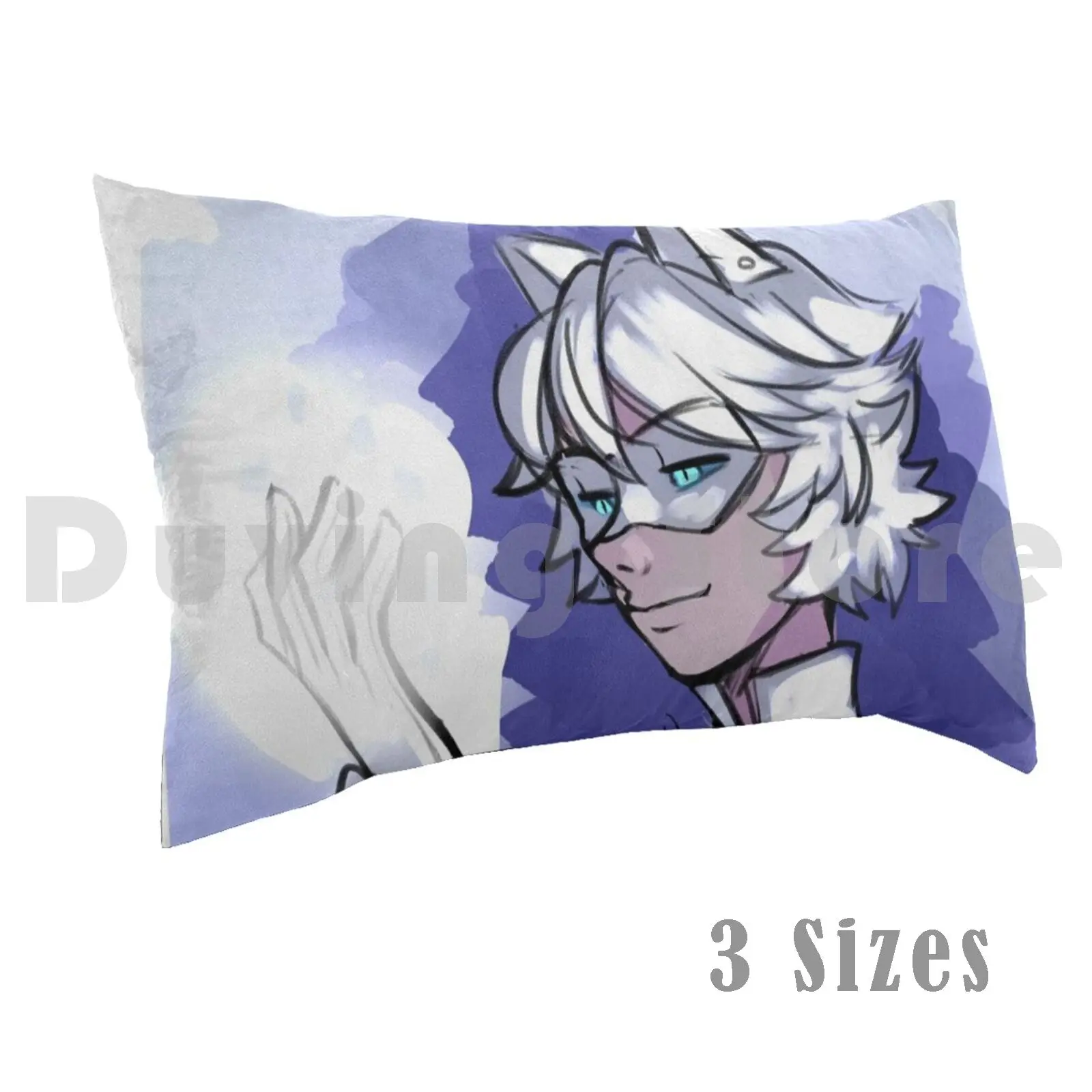 

Чехол-наволочка с принтом в виде подушки для чата, 50x75