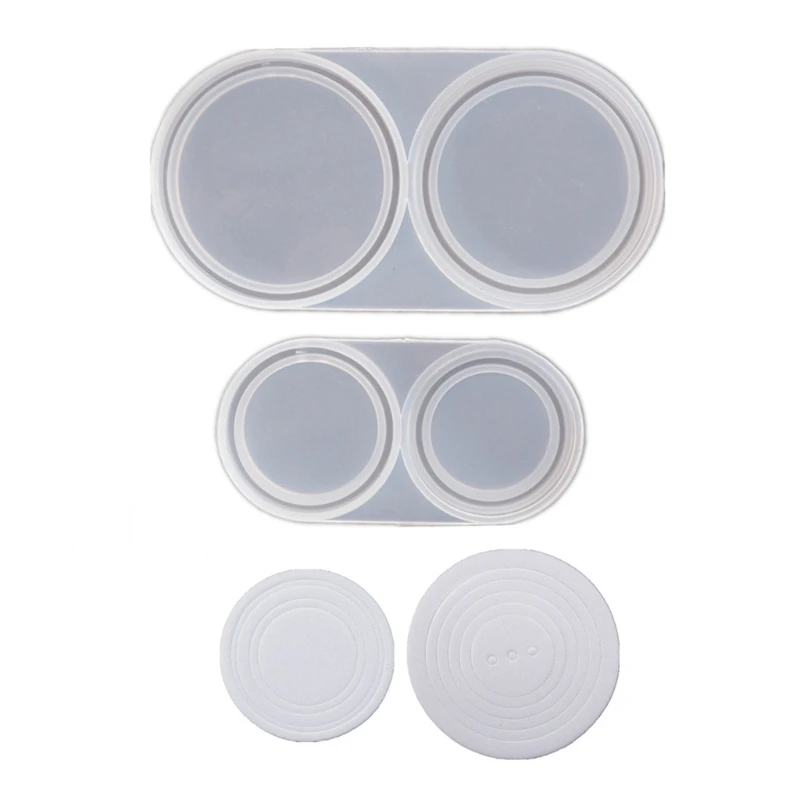 

Handmade Coin Capsules Resin Mold with 200 Foam Gasket Coin Storage Box Epoxy Casting Mould Coin Collection Craft Tools
