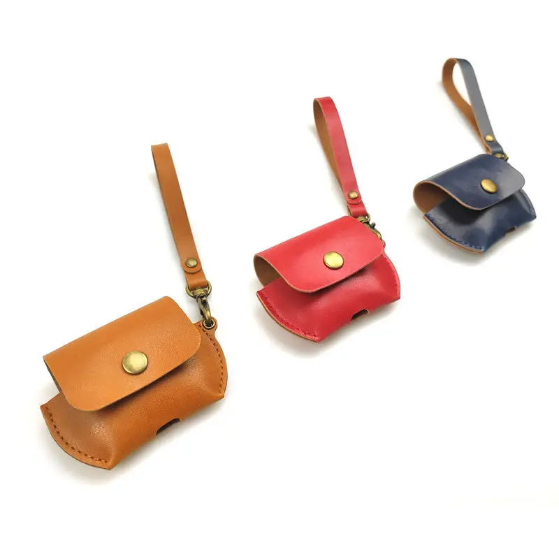 Классический из искусственной кожи чехол для AirPods Pro с класса люкс ремешком