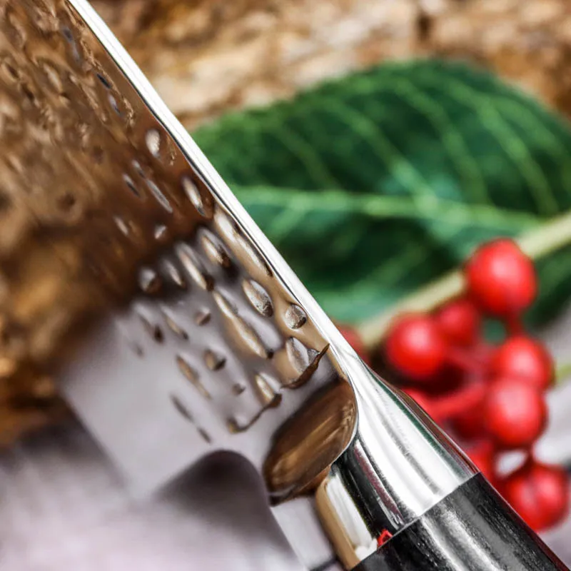 Handmade Kitchen Knife Meat Cleaver Japanese Chef's Cooking 5Cr15Mov Stainless Steel Household Slicing Knives Accessories | Дом и сад