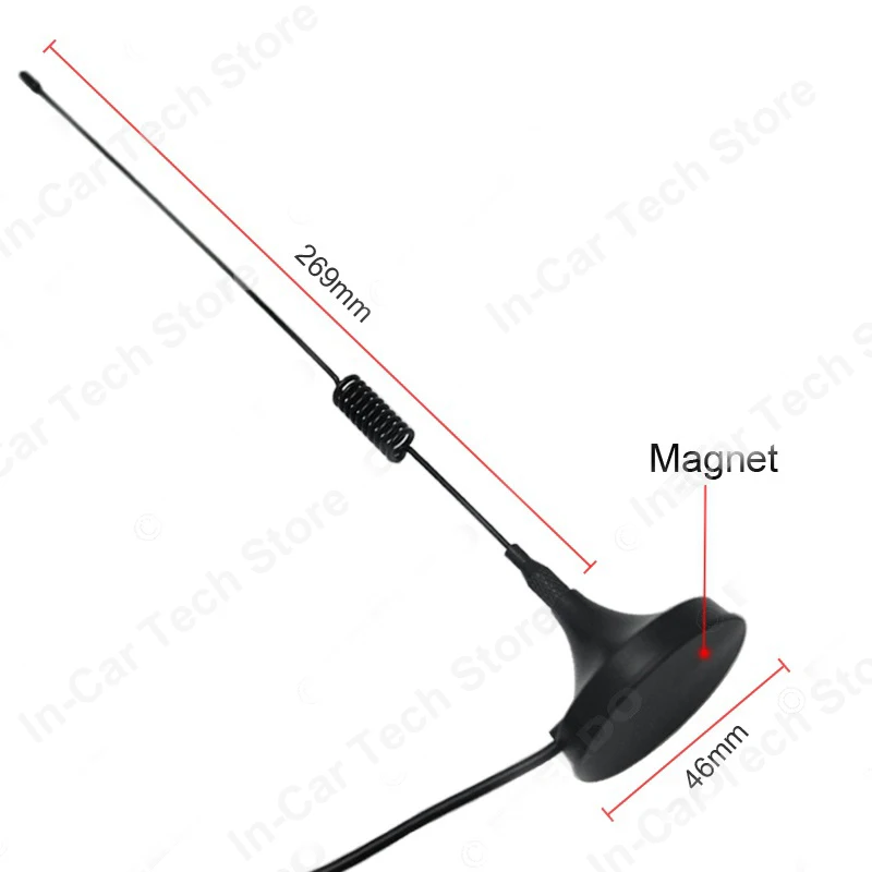 Черный 12 в автомобильный усилитель сигнала радио FM/AM антенна усилитель|Антенны| |