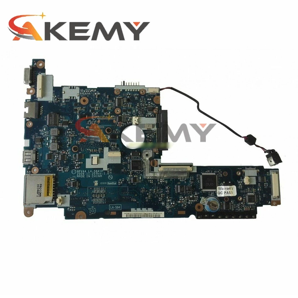 

AKEMY NPVAA LA-5841P REV 1.0 K000091070 For toshiba satellite NB300 NB305 Motherboard DDR2 1.6Ghz