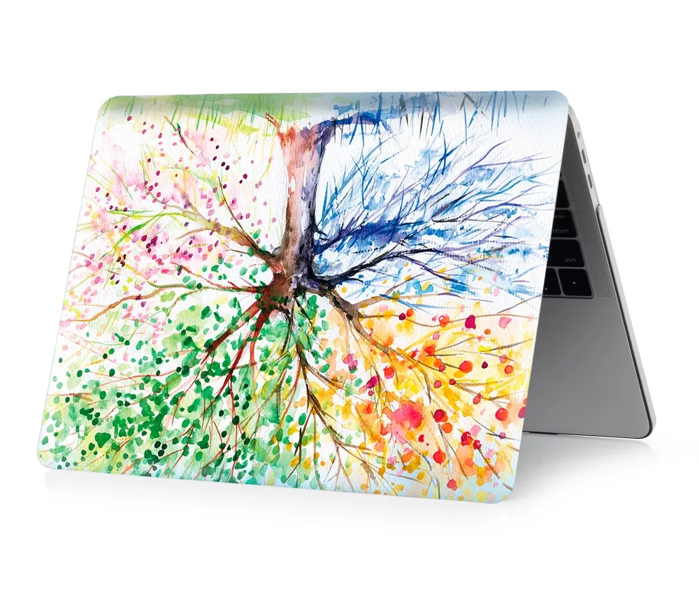 Горячий чехол для ноутбука Apple macbook Air Pro retina 11 12 13 15 для Mac book Pro 13,3 15,4 дюймов с сенсорной панелью ID