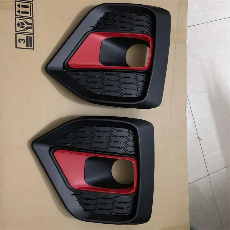 only fog lamp cover Внешние авто аксессуары Модифицированная решетка решетки подходит для HILUX ROCCO машина пикап гриль Передняя маска Бампер Планки крышка - Цвет: only fog lamp cover