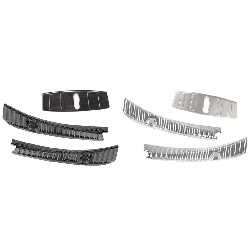 

Rear Trunk Bumper Frunk Bumper Protector Guard Stainless Steel for Tesla Model 3(2Pcs)