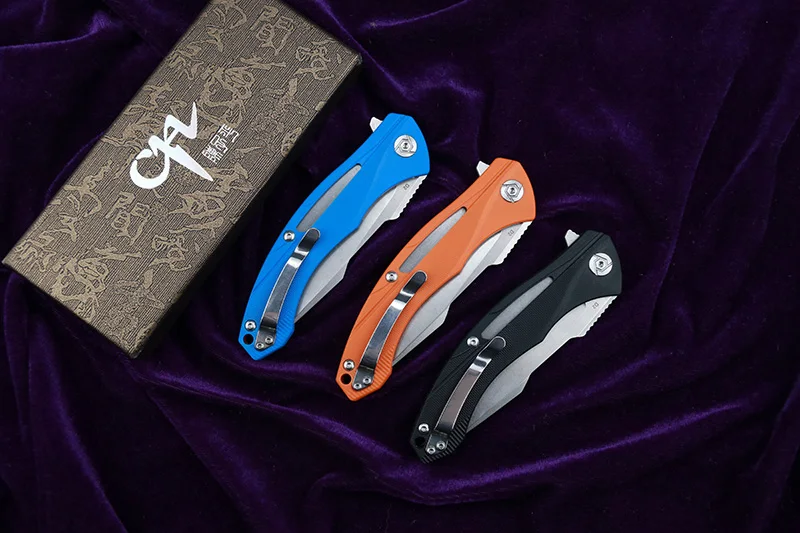 CH CH3519-G10 Флиппер складной нож D2 стальное лезвие G10 Ручка наружное тактическое оборудование кемпинг охотничьи приборы для альпинизма