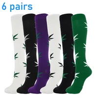 compression stockings 6 pairs per set compress socks cycling sock basketball nurse