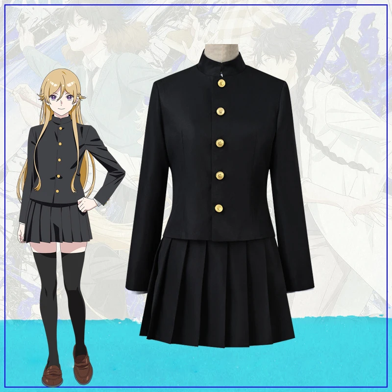 

Ayukawa Ryuji Cosplay Costume Uniform Blue Period Halloween Costume for Women Girls