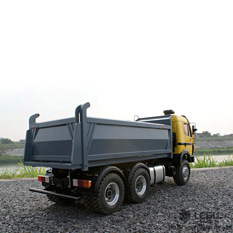 LESU Mercedes Benz 6x6 RC металлический гидравлический самосвал 1/14 модель
