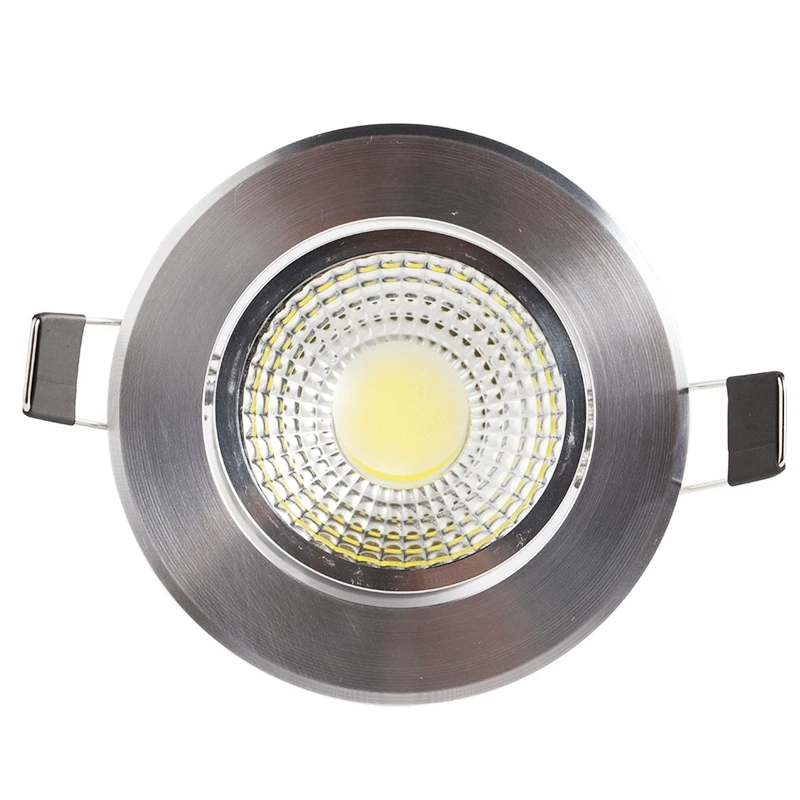Сверхъяркий встраиваемый светодиодный светильник направленного света COB 3 вт 5 7 12