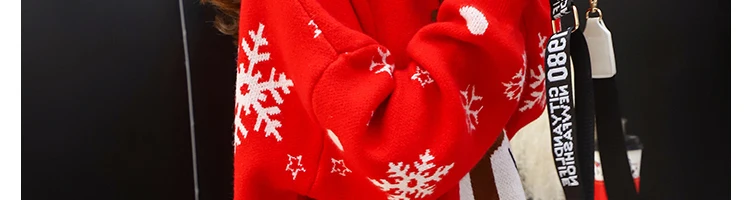 826# Рождественские зимние вязаные свитера для беременных, зимние свободные пуловеры больших размеров, Одежда для беременных женщин, плотные теплые свитера для беременных