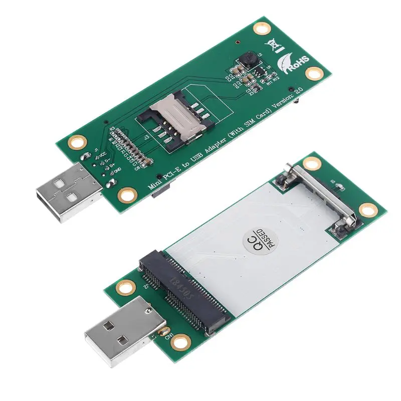 Mini PCI E беспроводной адаптер для USB карты с слотом SIM HUAWEI EM730 Прямая