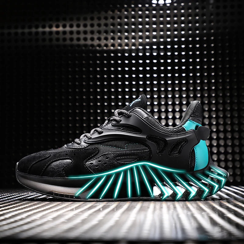 Весенняя сетчатая Мужская обувь Фирменный дизайн Кроссовки Дышащая мужская