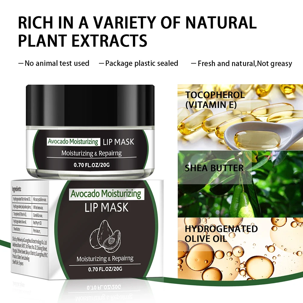 

Repair Hydrating Fade Wrinkles Exfoliation Butter Fruit Moisturizing Lip Mask Anti-chapped Lip Care