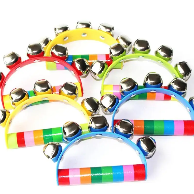 

Baby Toys Jingle Shaking Bell Musical Instrument Hand Toys For 12 Rhythm Months Toddler Instrument Teether baby Educational J6F0