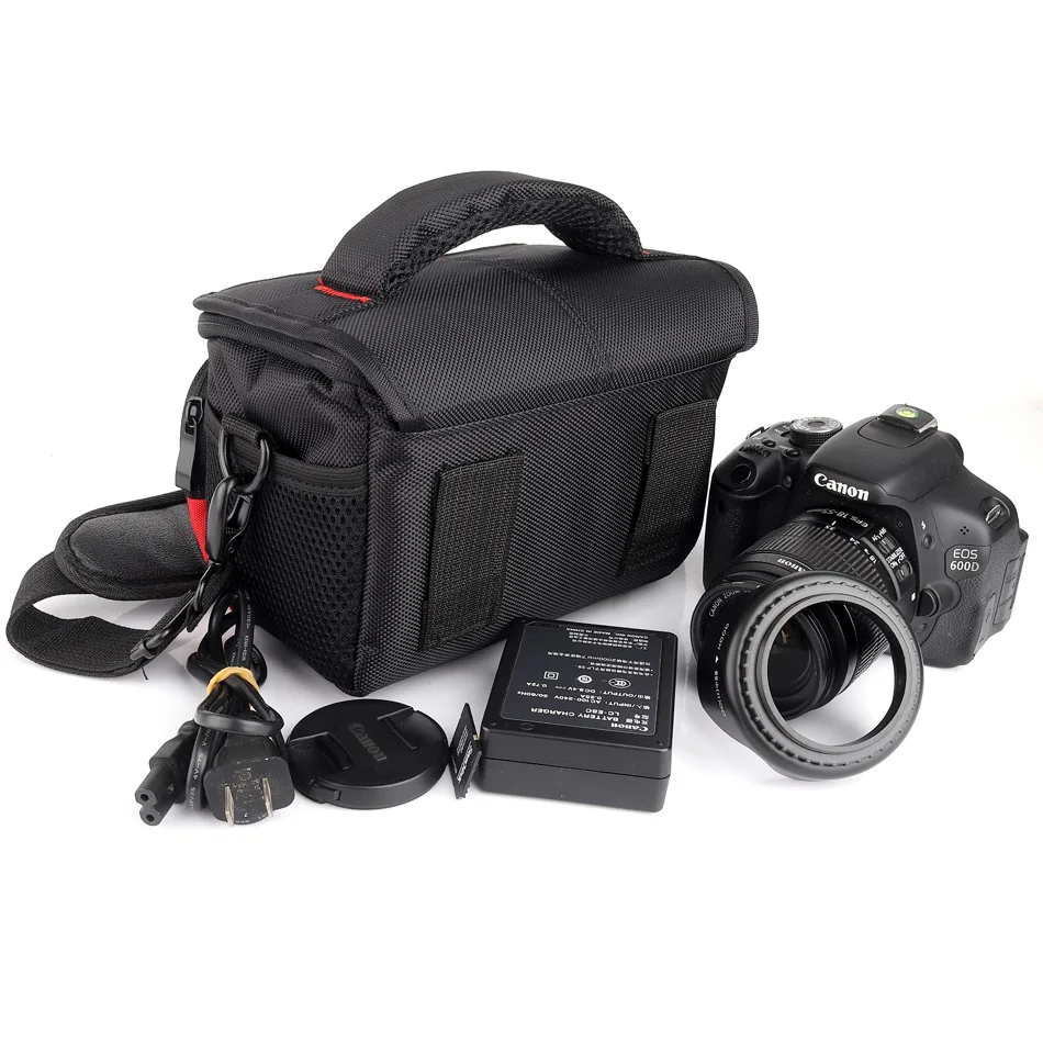 waterproof camera bag photo shoulder case for sony bag canon camera nikon panasonic fujifilm instax olympus foto bag backpack free global shipping