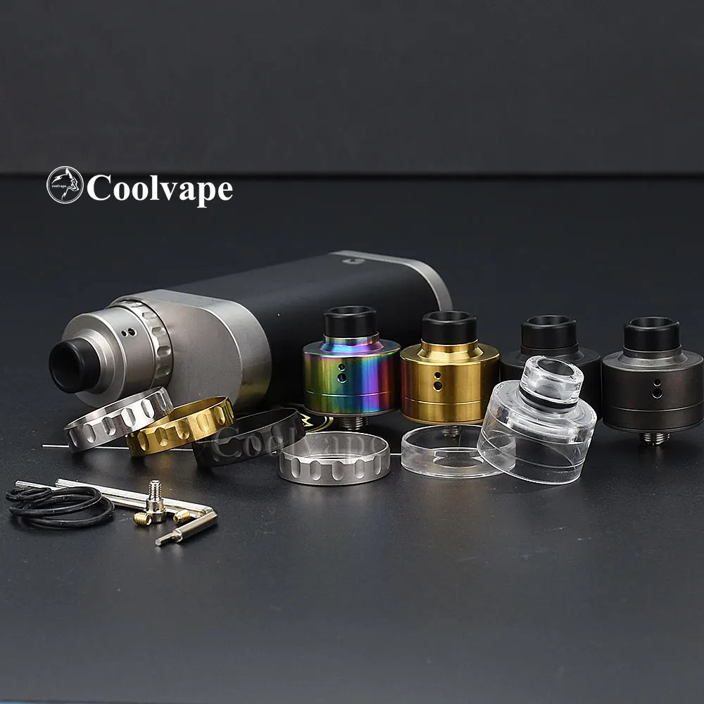 Haku Venna v2 RDA Одиночная катушка восстанавливающий капающий танк с Squonk BF PIN armor s rda ring