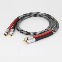 high quality audio ofc rca cable hifi rca to rca audio interconnect cable gold plated rca plug connector extension cord