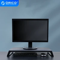 orico desktop aluminum monitor stand riser universal computer holder bracket stand organizer for pc laptop macbook home office