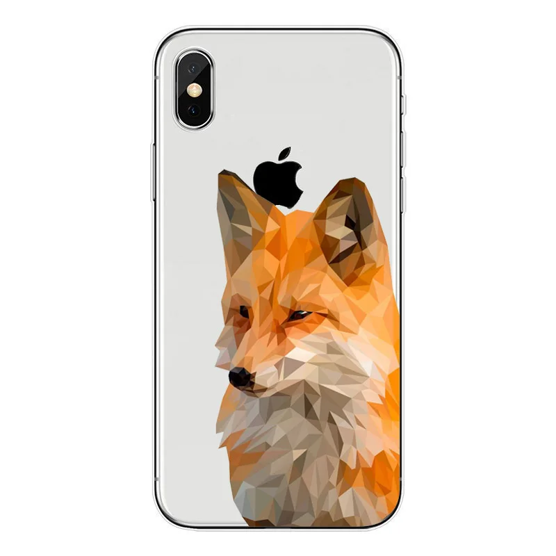3D fashion lion tiger Elephant leopard fox giraffe Soft TPU Phone Case For iPhone XS 5 5S SE 6 6S 7 8 Plus X XR Silicone Cover |