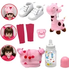 Кукла реборн ручной работы, милая Одежда для кукол 48 см, кукла-младенец с жирафом, подходит для детей 18-19 дюймов, аксессуары для детей, подарок на день рождения