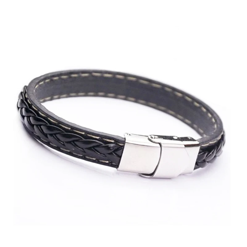 Новые модные браслеты из натуральной кожи очаровательные с пряжкой винтажные